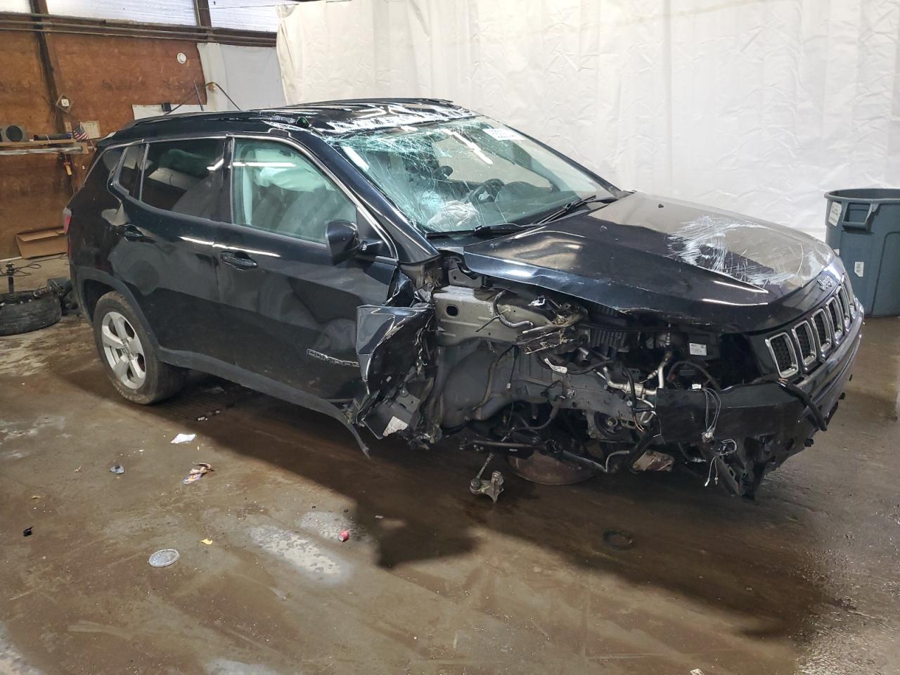 2018 Jeep Compass VIN 3C4NJDBBXJT131563 Copart auction photo, all over damage thumbnail 4