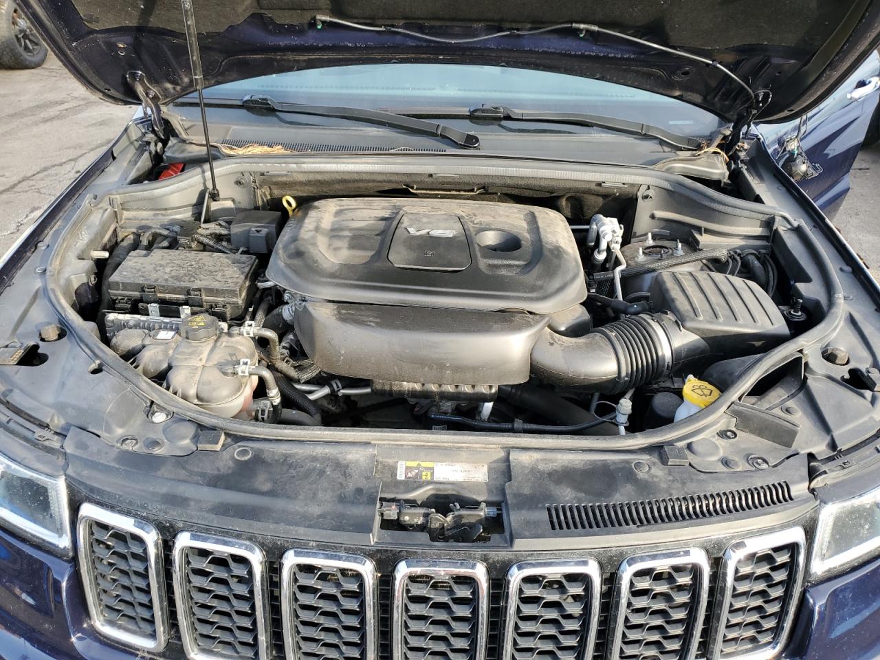 2018 Jeep Grand Cherokee VIN 1C4RJFBG8JC184783 Copart auction photo, front end / side damage thumbnail 12