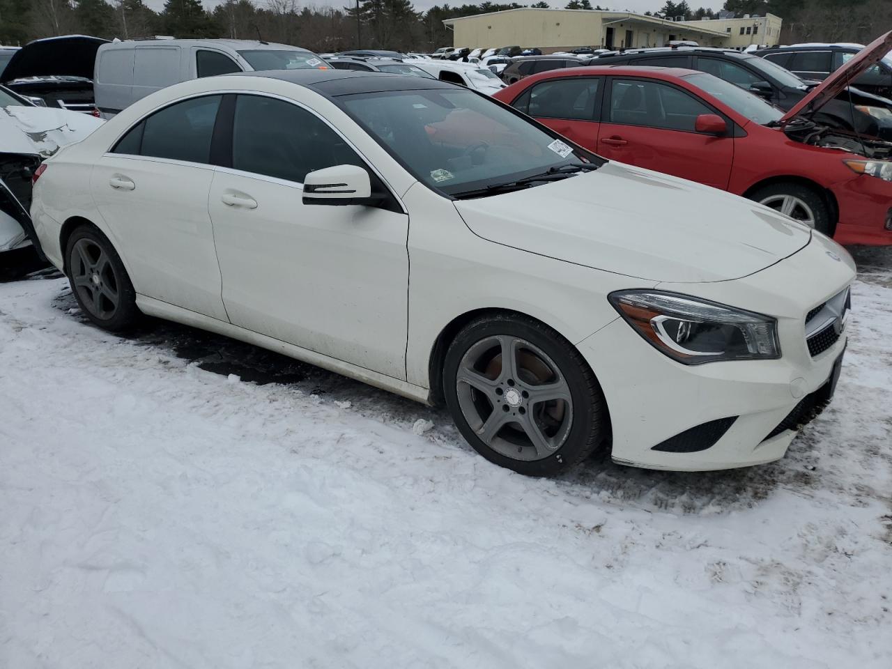 2014 Mercedes-Benz CLA-klasse VIN WDDSJ4EB3EN144326 Copart auction photo, mechanical damage thumbnail 4