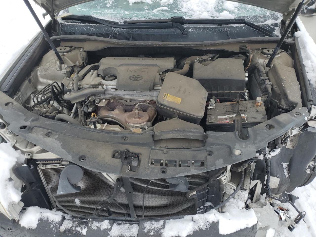 2013 Toyota Camry VIN 4T4BF1FK1DR302645 Copart auction photo, front end / side damage thumbnail 11