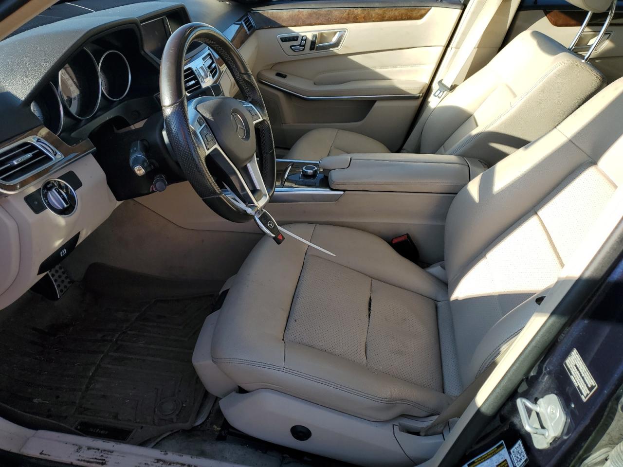 2016 Mercedes-Benz E-klasse VIN WDDHF8JB5GB169063 Copart auction photo, front end damage thumbnail 7