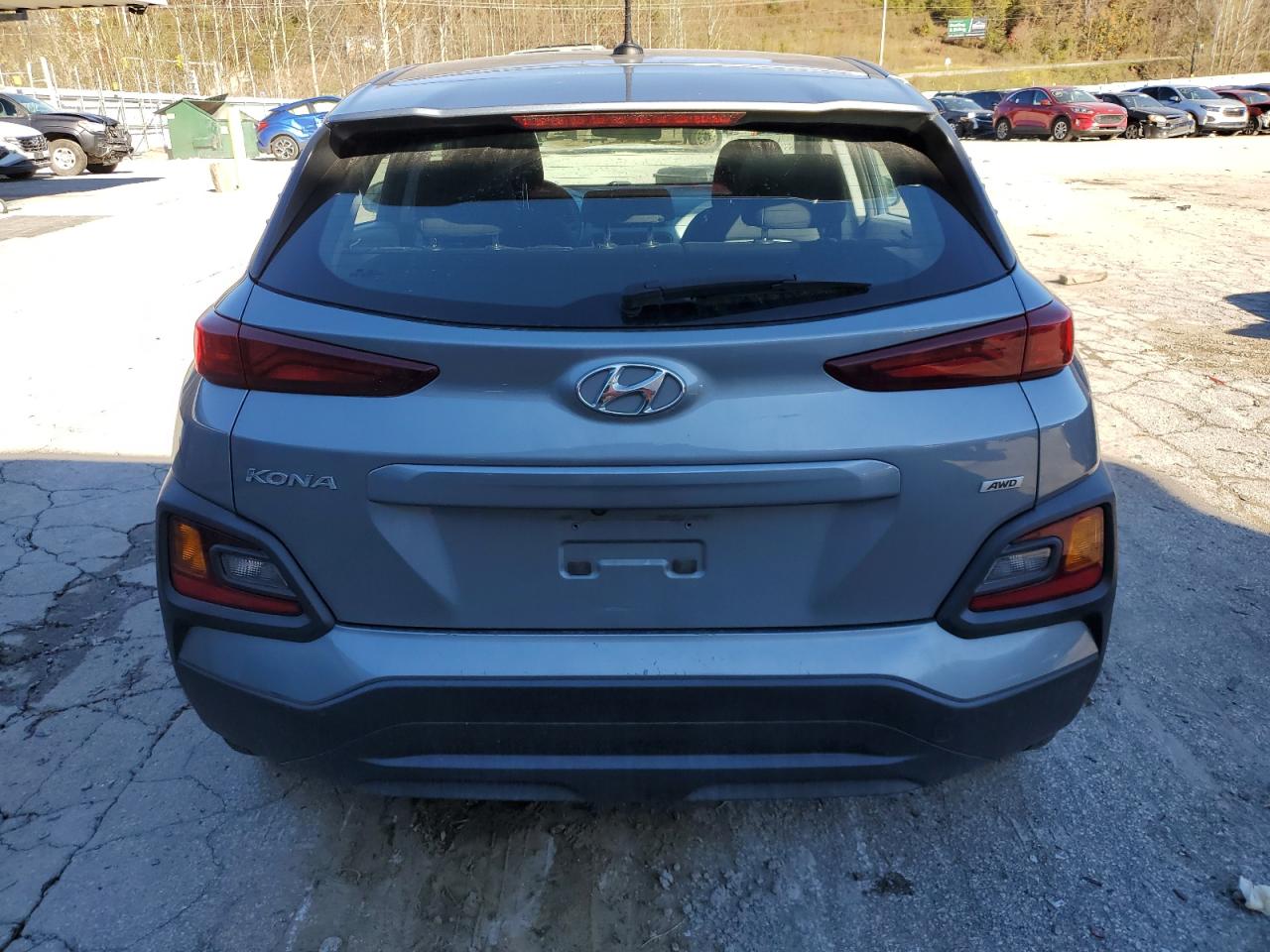 2020 Hyundai Kona VIN KM8K1CAA5LU460455 Copart auction photo, front end damage thumbnail 6
