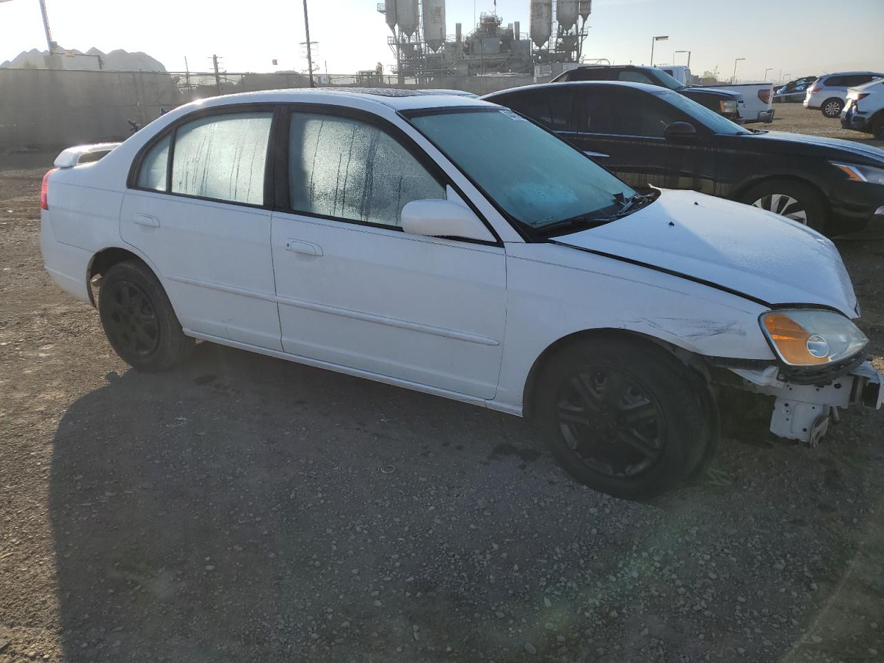 2003 Honda Civic VIN JHMES26773S000889 Copart auction photo, front end damage thumbnail 4