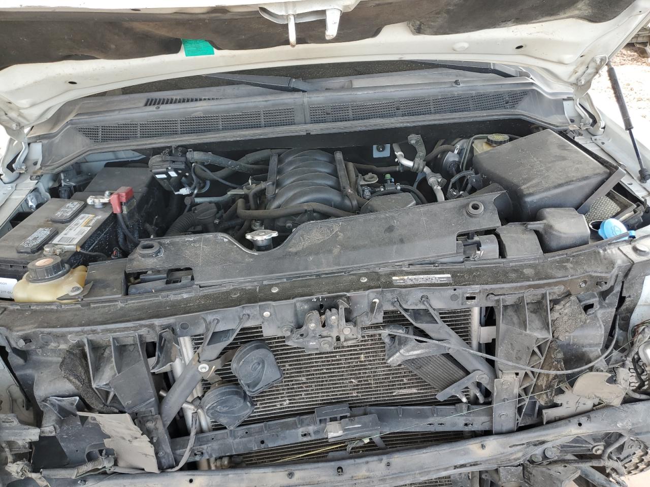 2014 Nissan Titan VIN 1N6AA0EK9EN509720 Copart auction photo, front end damage thumbnail 11