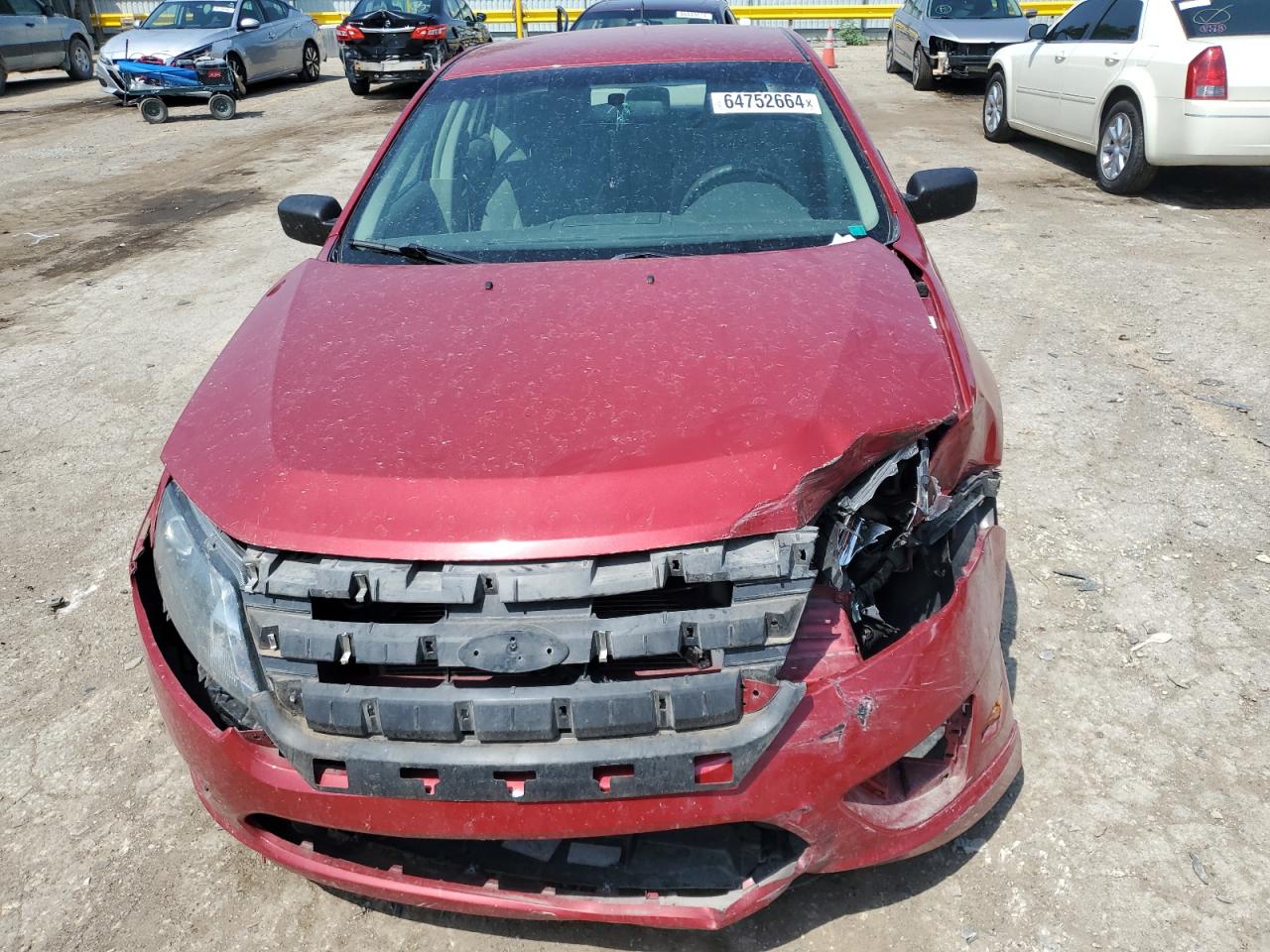 2012 Ford Fusion VIN 3FAHP0GA7CR365010 Copart auction photo, front end damage thumbnail 5