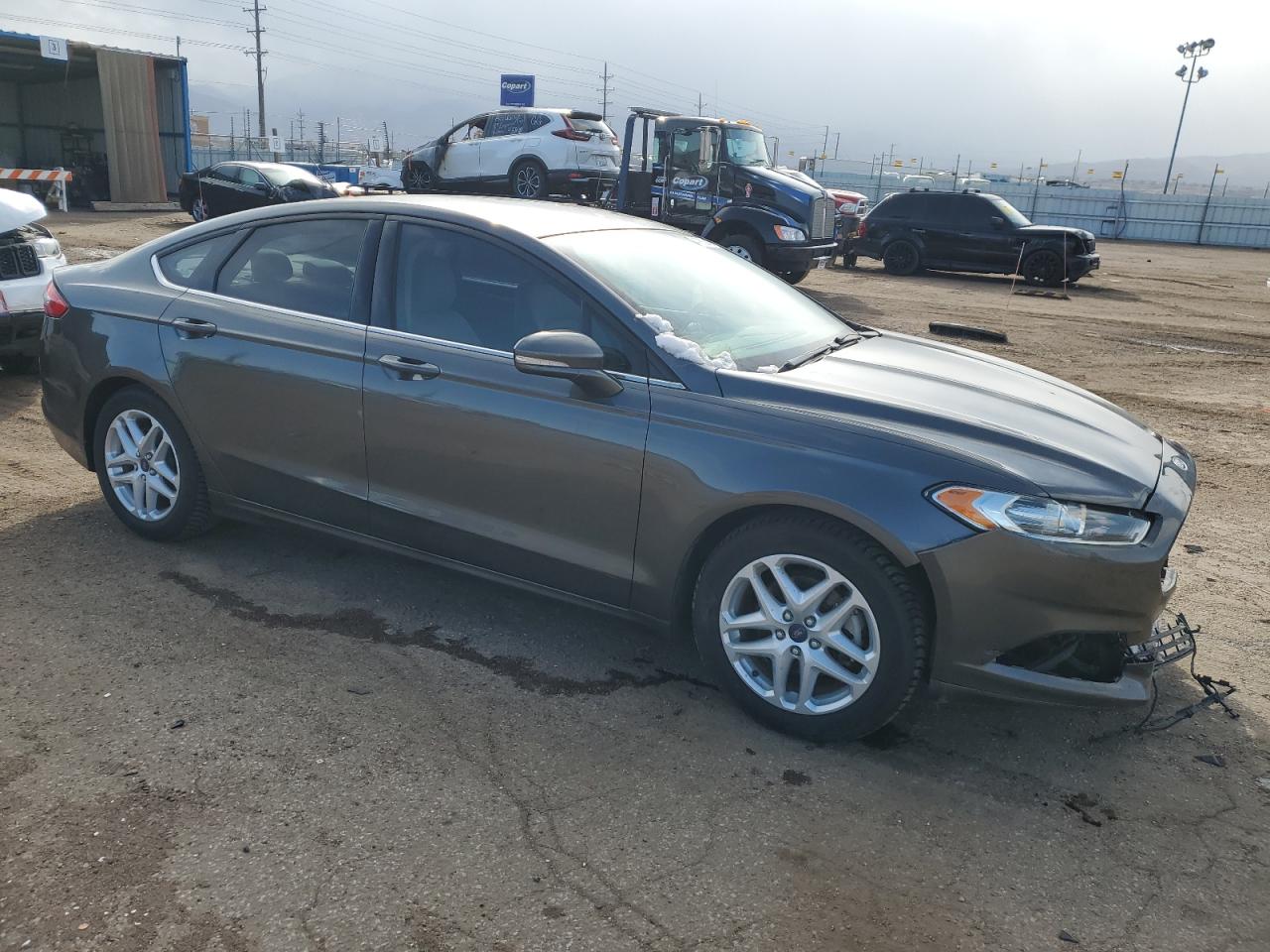 2016 Ford Fusion VIN 3FA6P0H76GR342740 Copart auction photo, front end / rear end damage thumbnail 4
