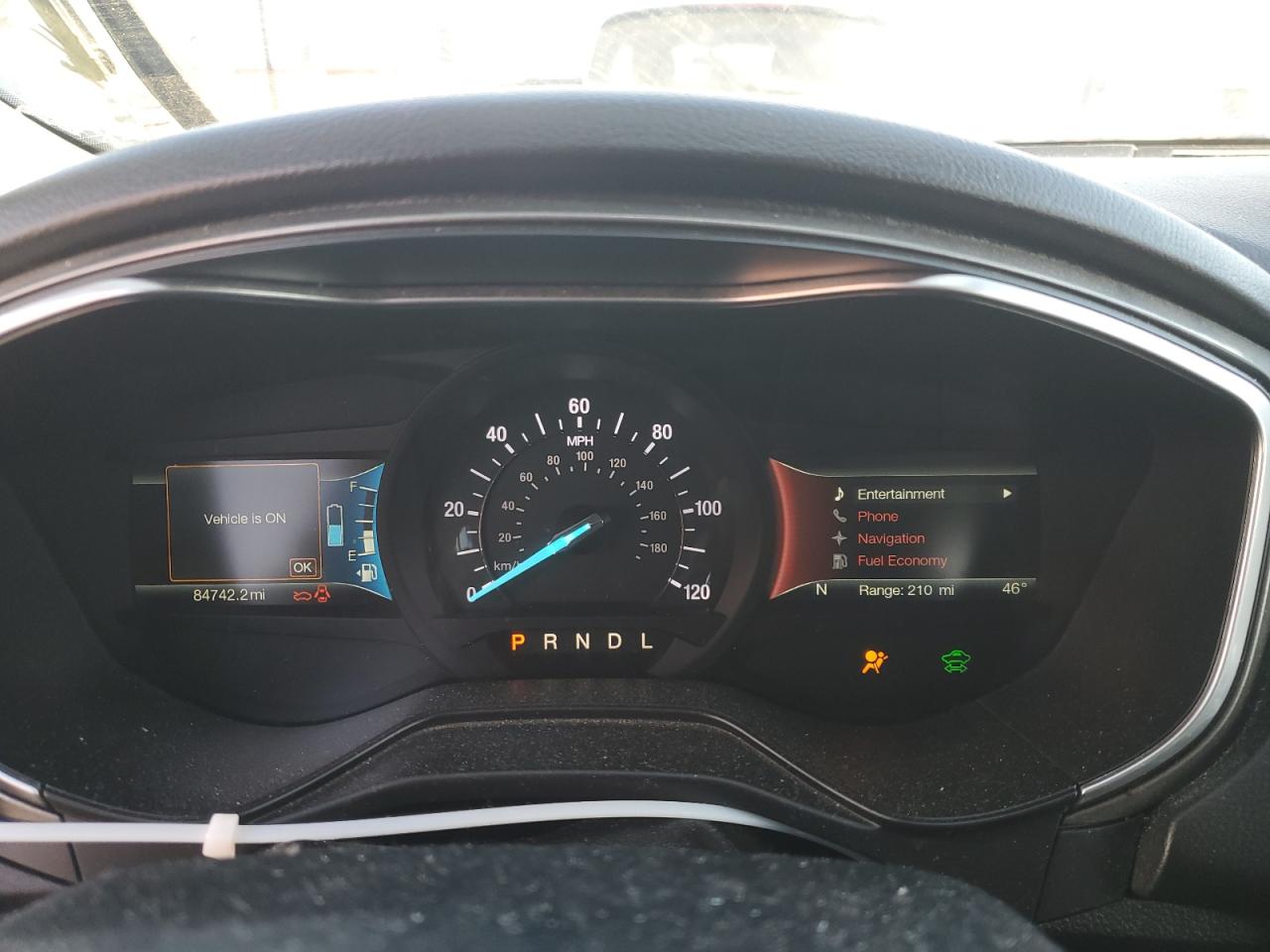 2019 Ford Fusion VIN 3FA6P0LU6KR106420 Copart auction photo, front end damage thumbnail 9