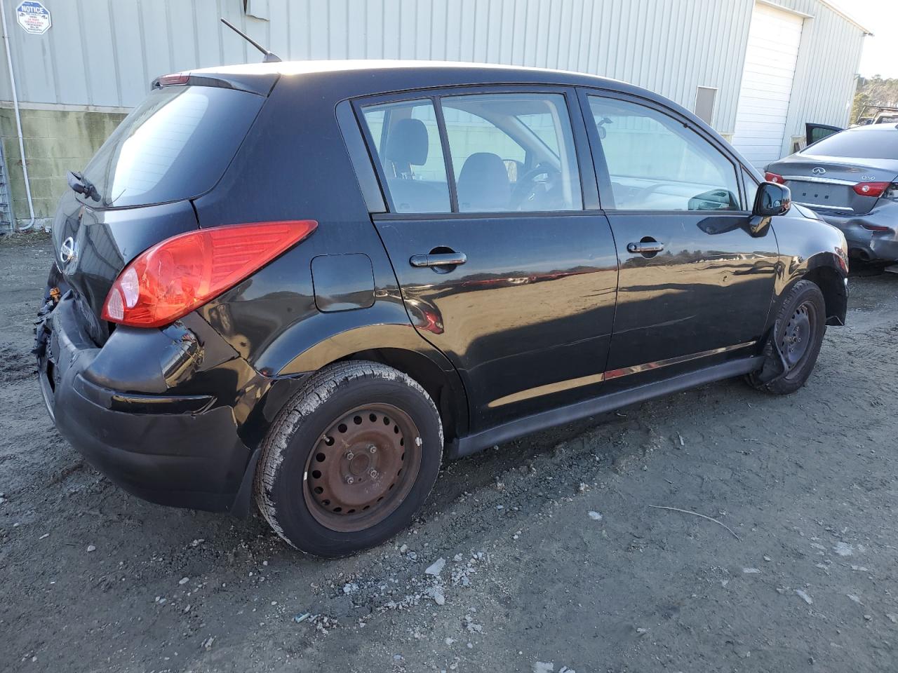 2009 Nissan Versa VIN 3N1BC13E59L400877 Copart auction photo, front end / rear end damage thumbnail 3