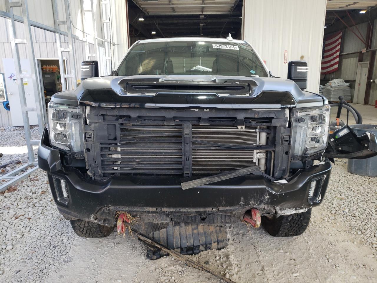2022 GMC Sierra VIN 1GT49PEY5NF124185 Copart auction photo, front end / rear end damage thumbnail 5