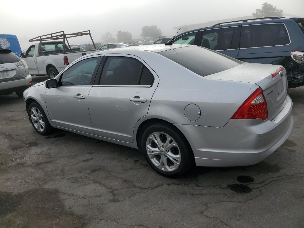 2012 Ford Fusion VIN 3FAHP0HA2CR284379 Copart auction photo, front end / side damage thumbnail 2