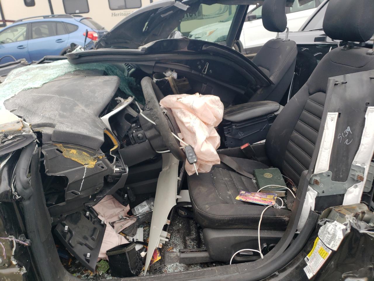 2013 Ford Fusion VIN 3FA6P0HR4DR252564 Copart auction photo, all over damage thumbnail 7