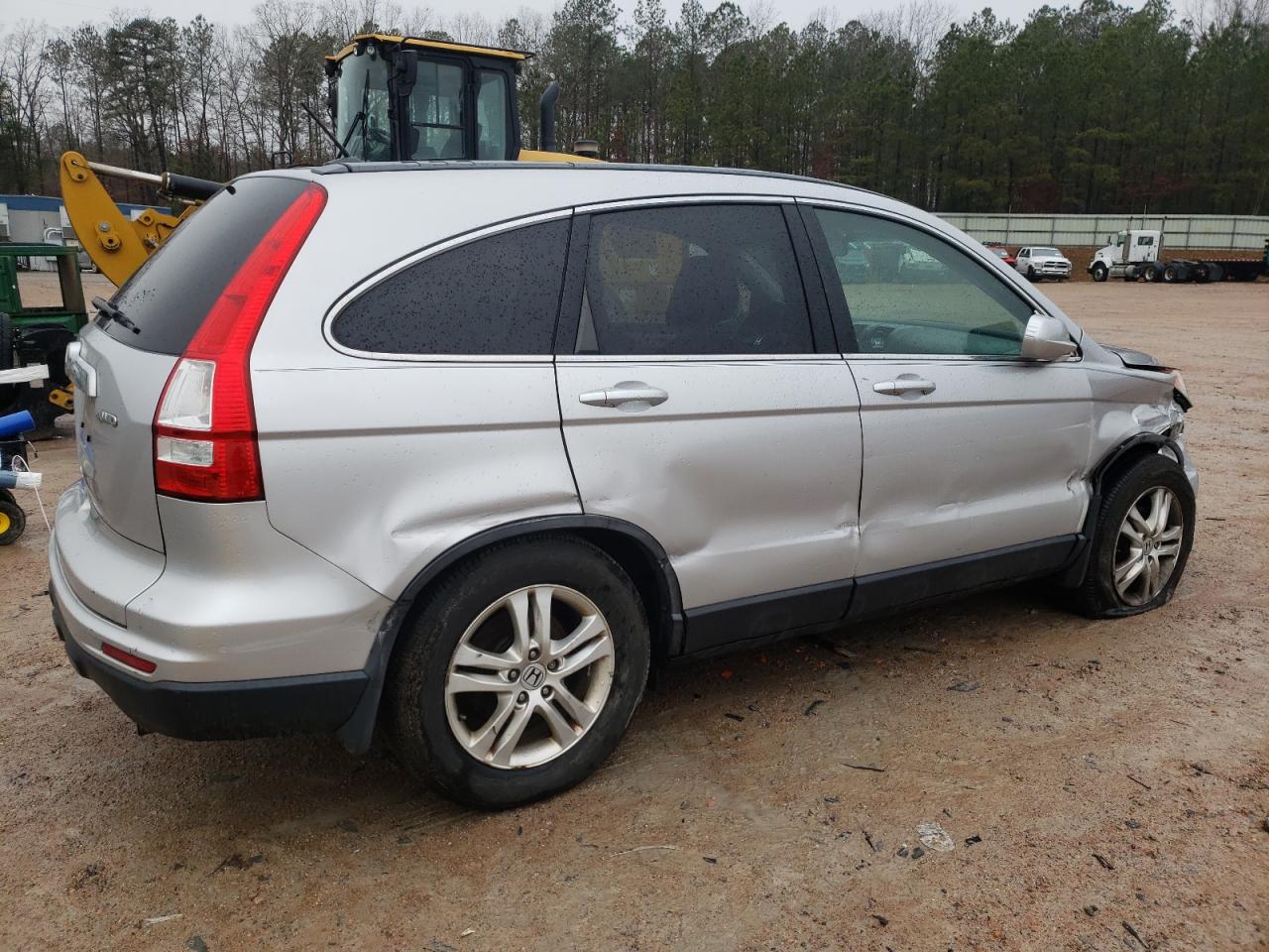 2011 Honda CR-V VIN 5J6RE4H72BL068636 Copart auction photo, front end / side damage thumbnail 3