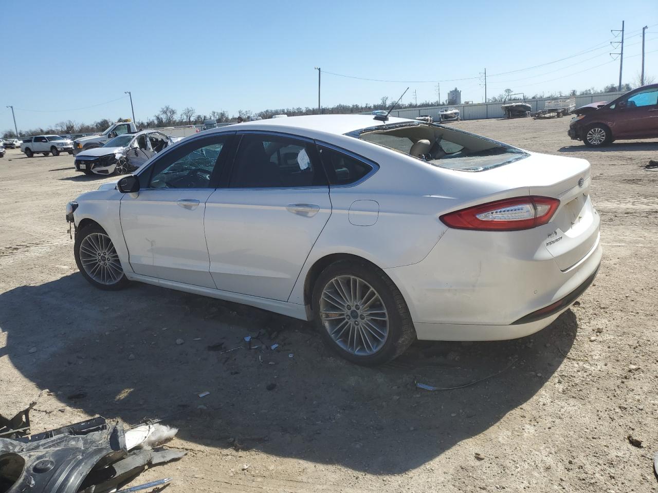 2016 Ford Fusion VIN 3FA6P0HD3GR258400 Copart auction photo, all over damage thumbnail 2