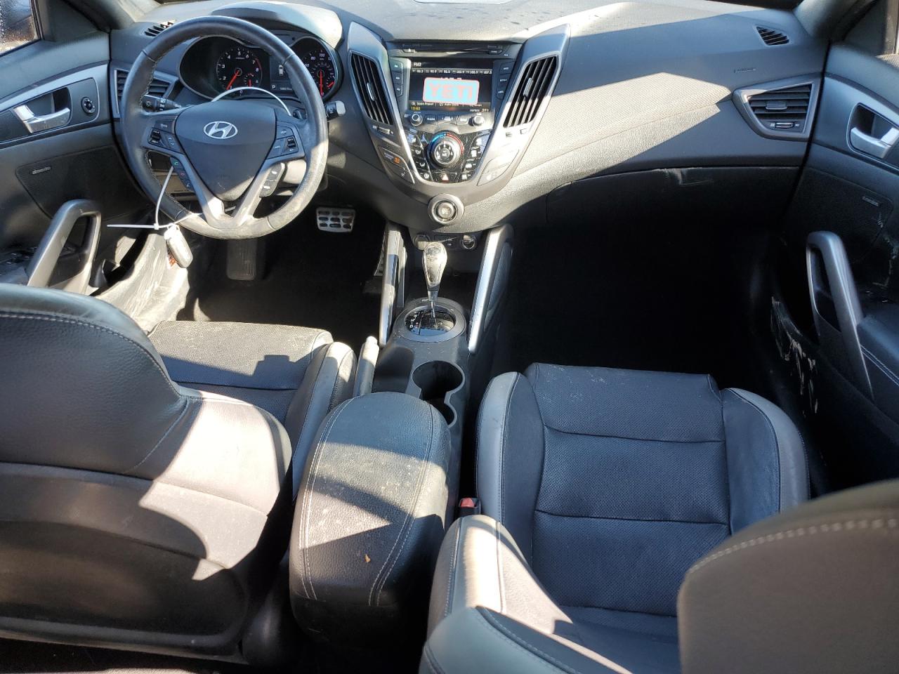 2016 Hyundai Veloster VIN KMHTC6AE8GU292884 Copart auction photo, front end / side damage thumbnail 8