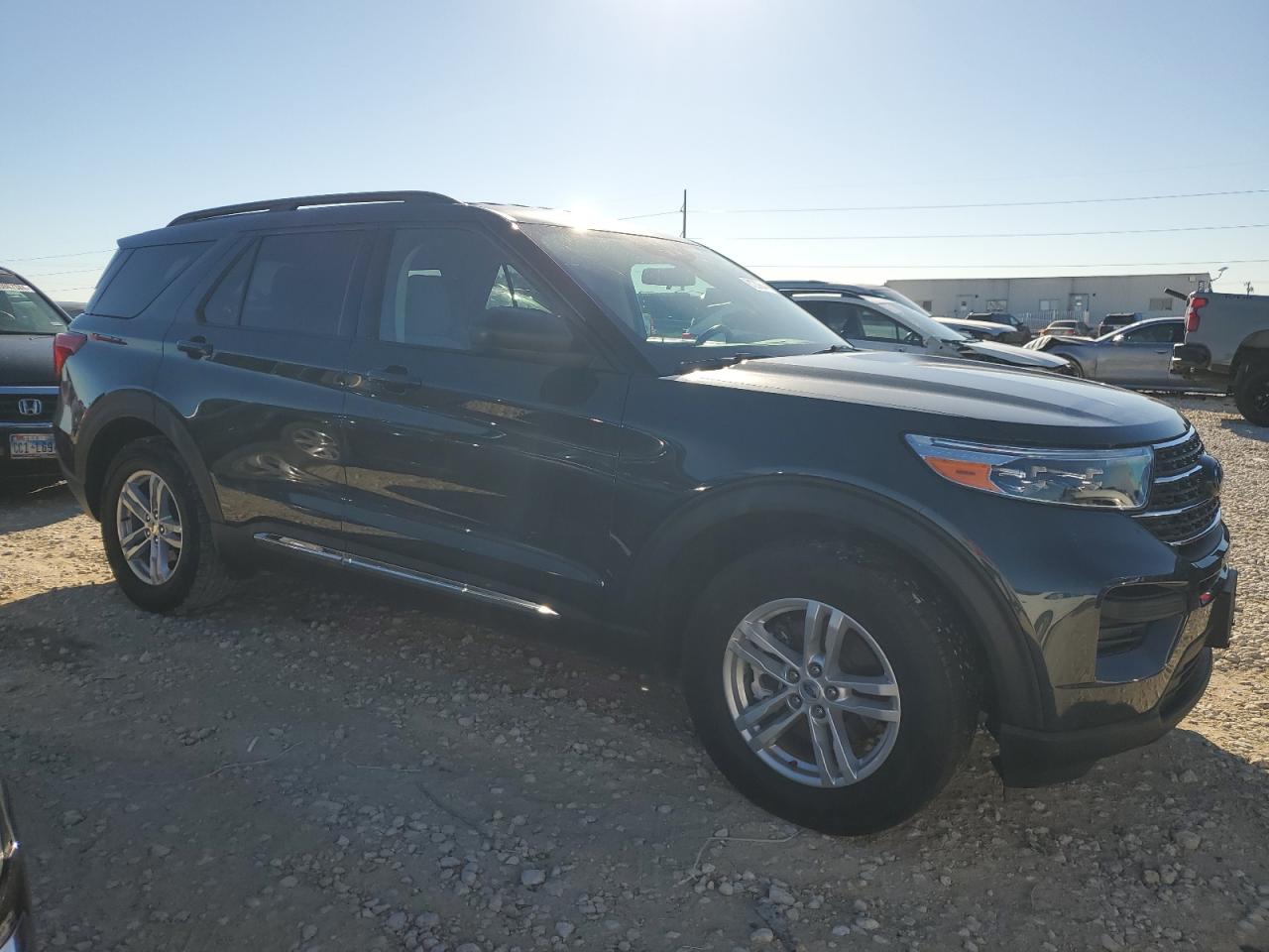 2023 Ford Explorer VIN 1FMSK7DH4PGA22480 Copart auction photo, side damage thumbnail 4