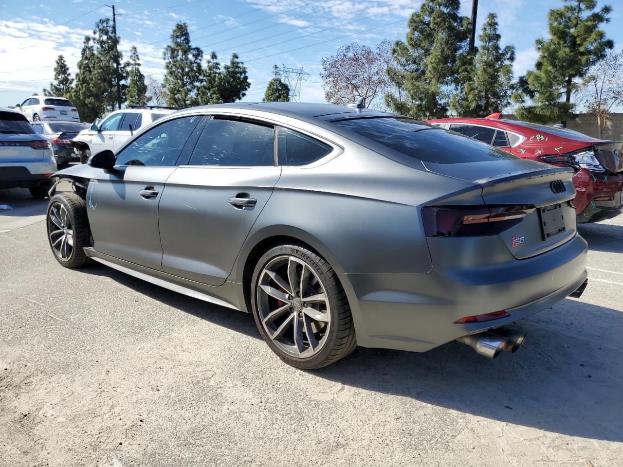 2018 Audi RS5 VIN WAUC4CF54JA065495 Copart auction photo, front end damage thumbnail 2