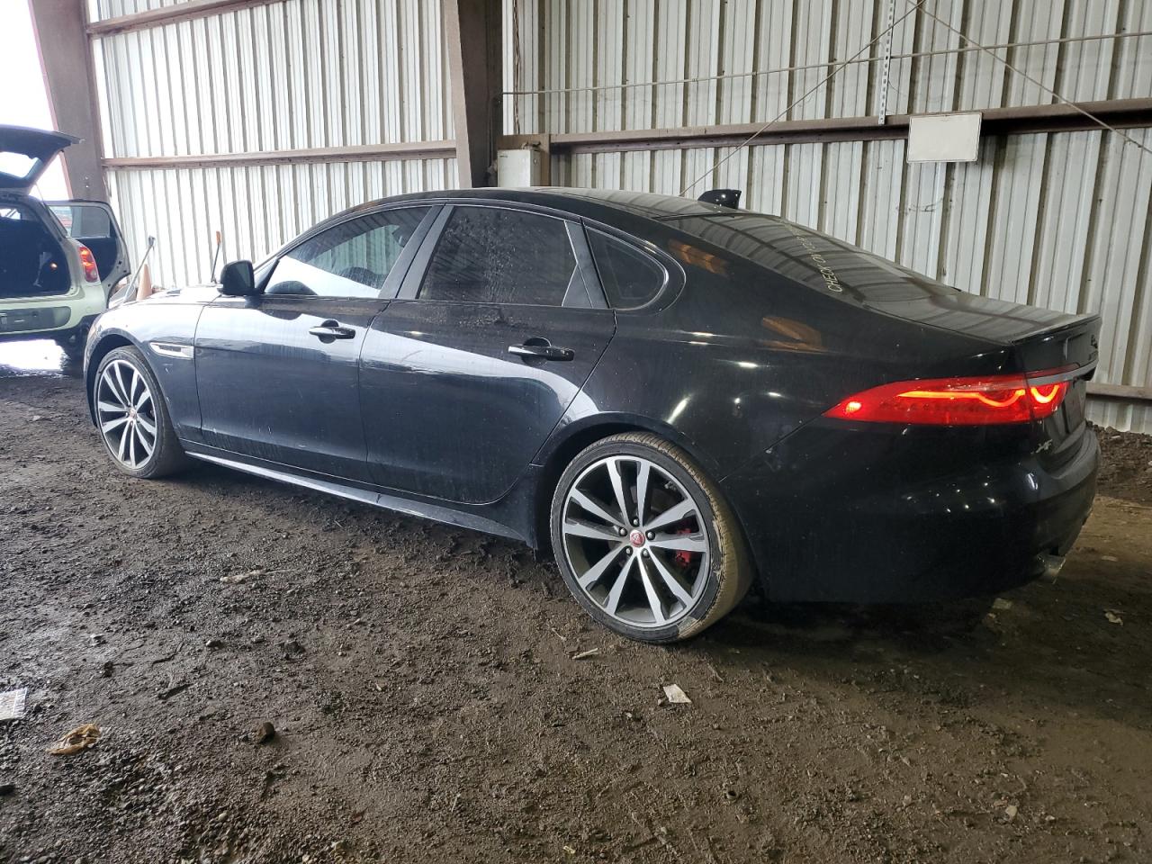 2017 Jaguar XF VIN SAJBG4BV1HCY37243 Copart auction photo, side / undercarriage damage thumbnail 2