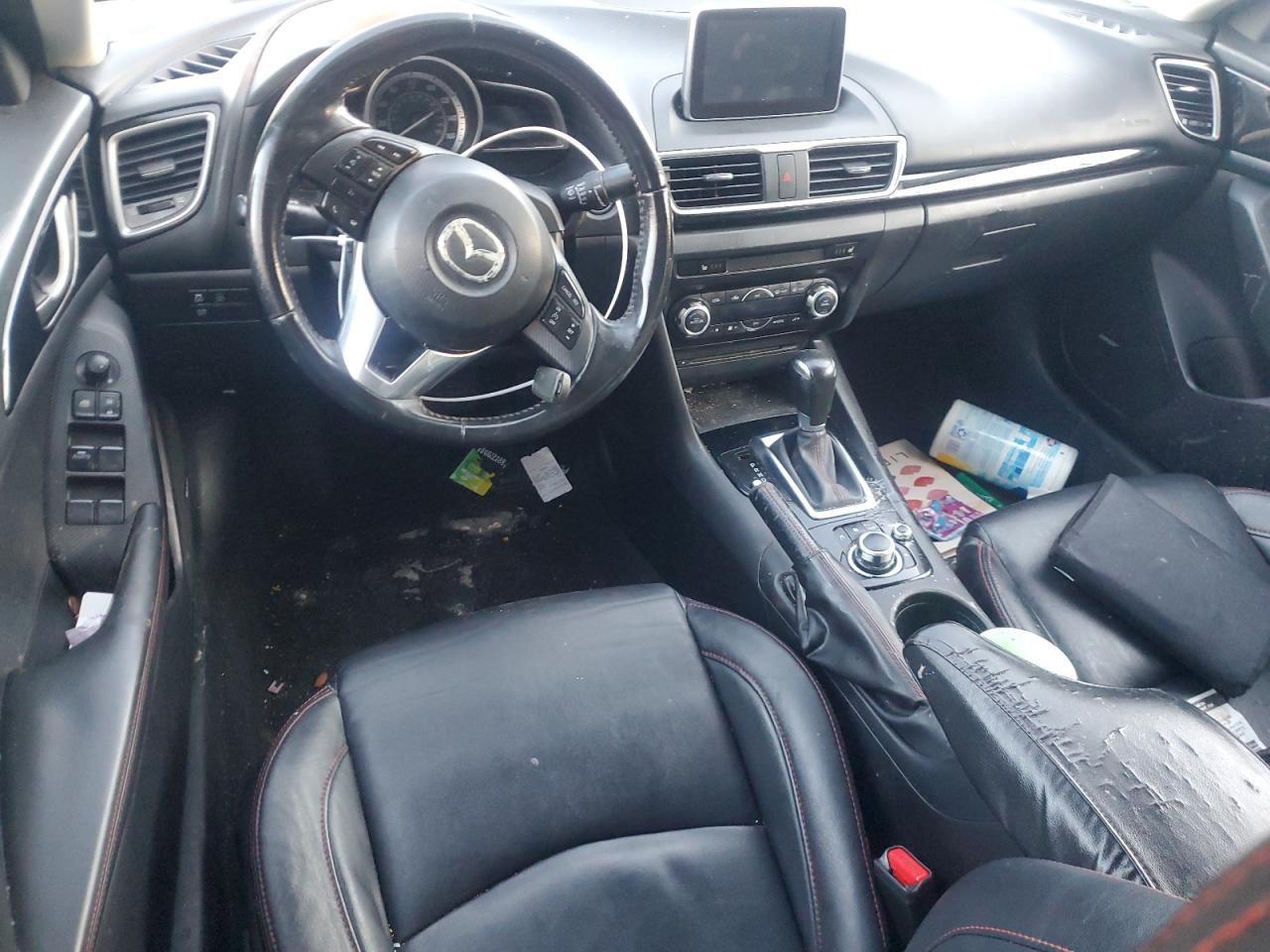 2014 Mazda 3 VIN JM1BM1W72E1168330 Copart auction photo, front end / rear end damage thumbnail 8