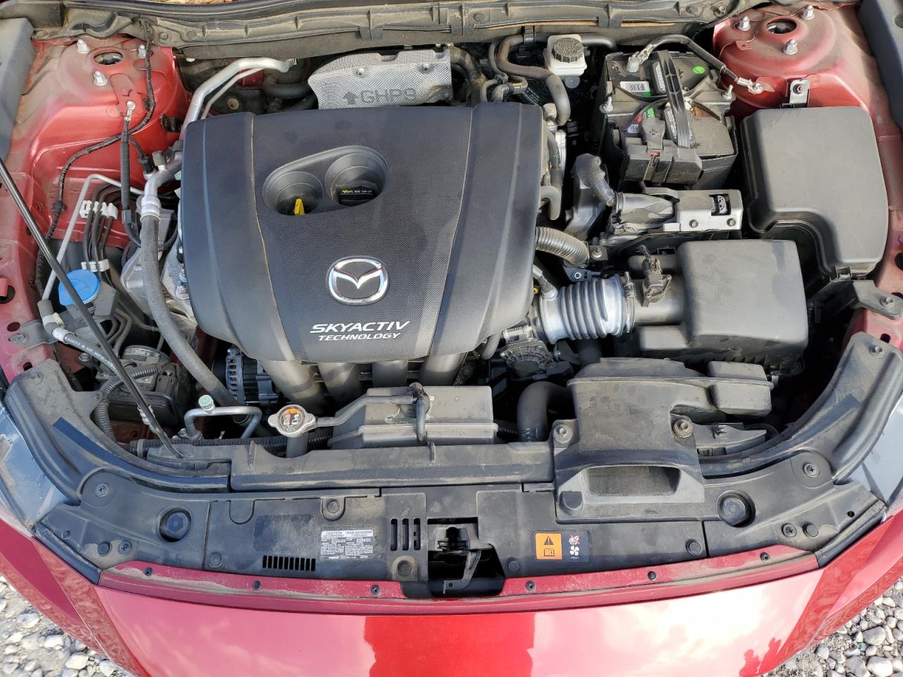 2014 Mazda 3 VIN JM1BM1M35E1103892 Copart auction photo, side damage thumbnail 12