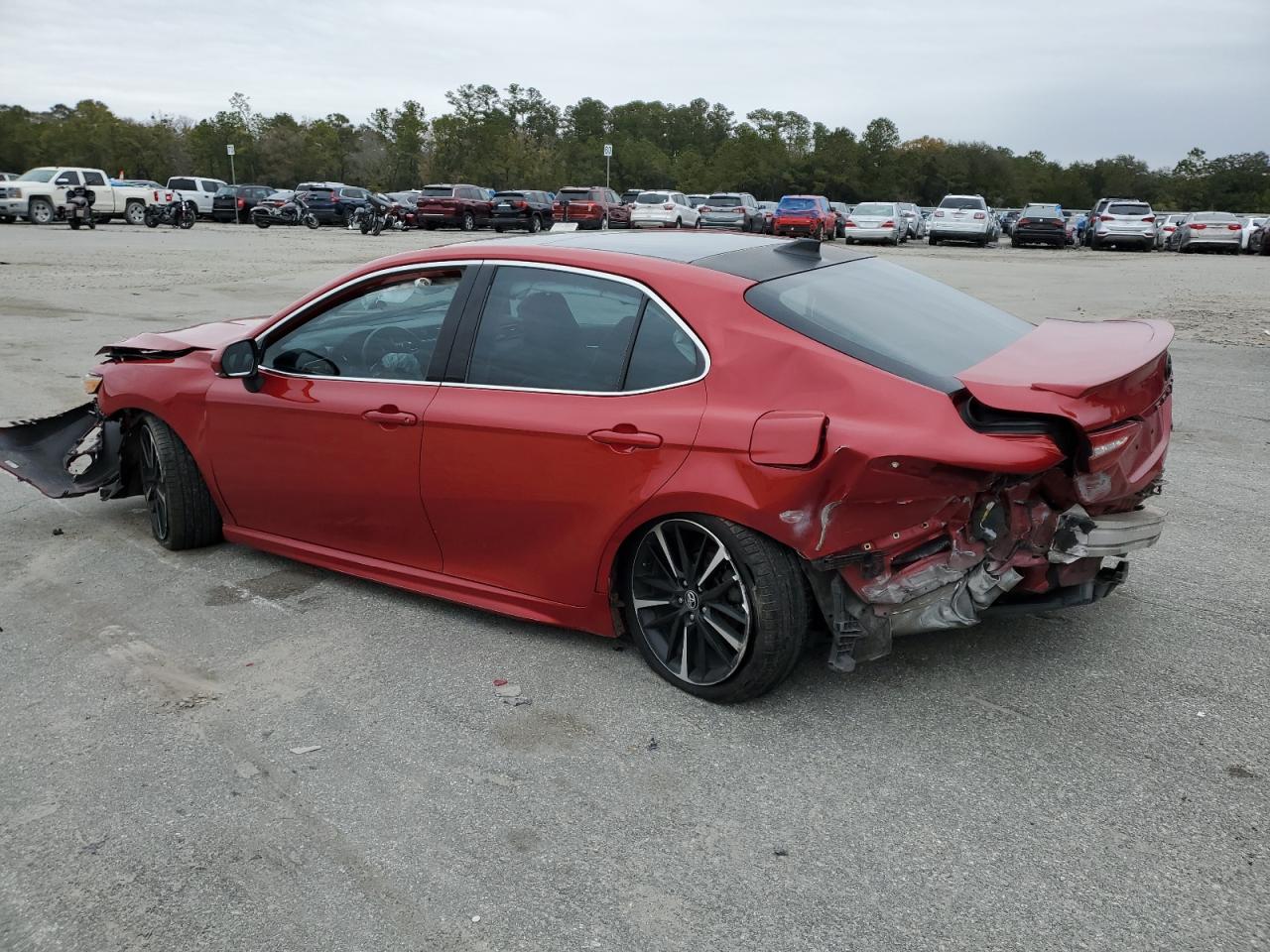2020 Toyota Camry VIN 4T1K61AK5LU338659 Copart auction photo, rear end / front end damage thumbnail 2