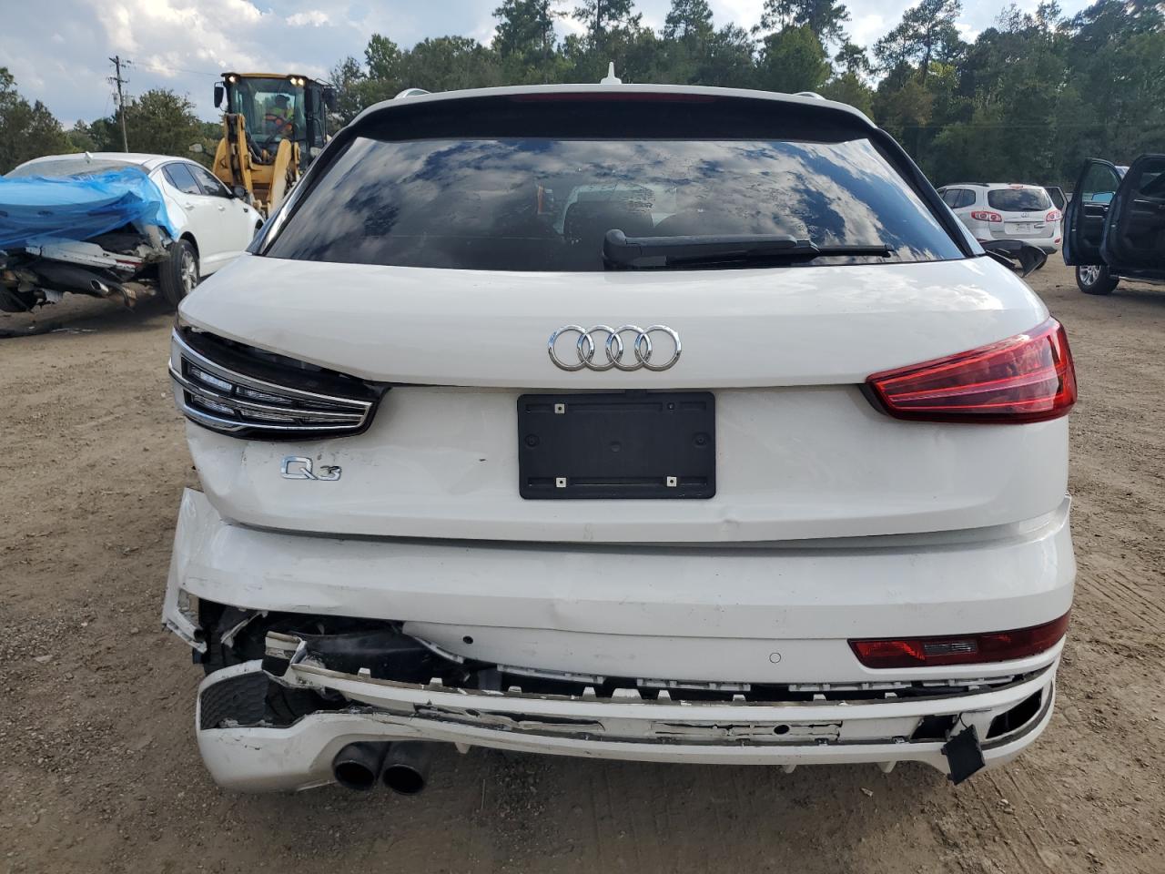 2018 Audi Q3 VIN WA1BCCFSXJR018684 Copart auction photo, rear end damage thumbnail 6