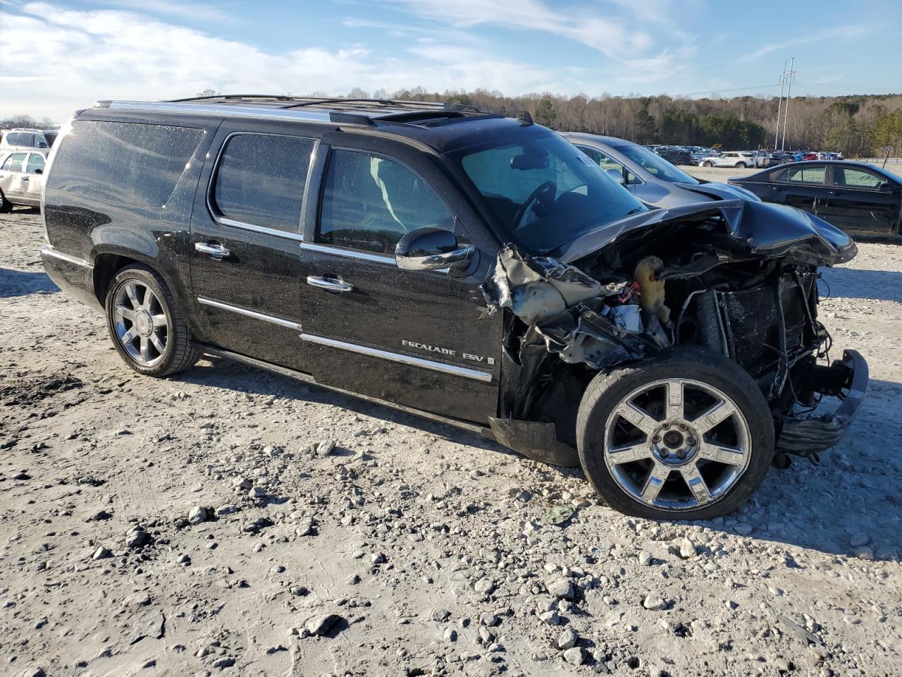 2009 Cadillac Escalade VIN 1GYFK26209R252083 Copart auction photo, rollover damage thumbnail 4