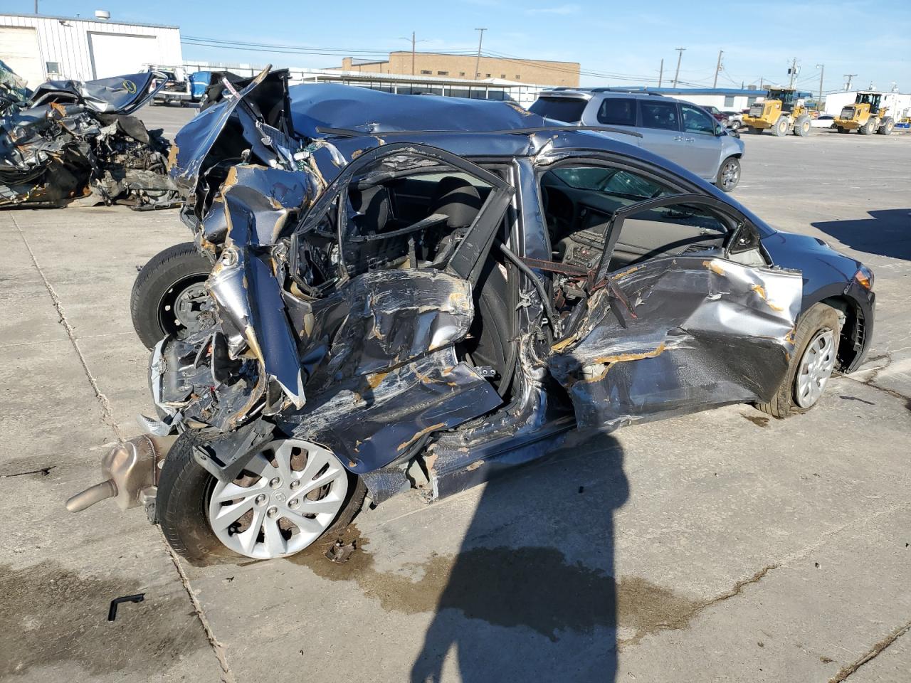 2018 Hyundai Elantra VIN 5NPD74LF1JH398487 Copart auction photo, all over damage thumbnail 3