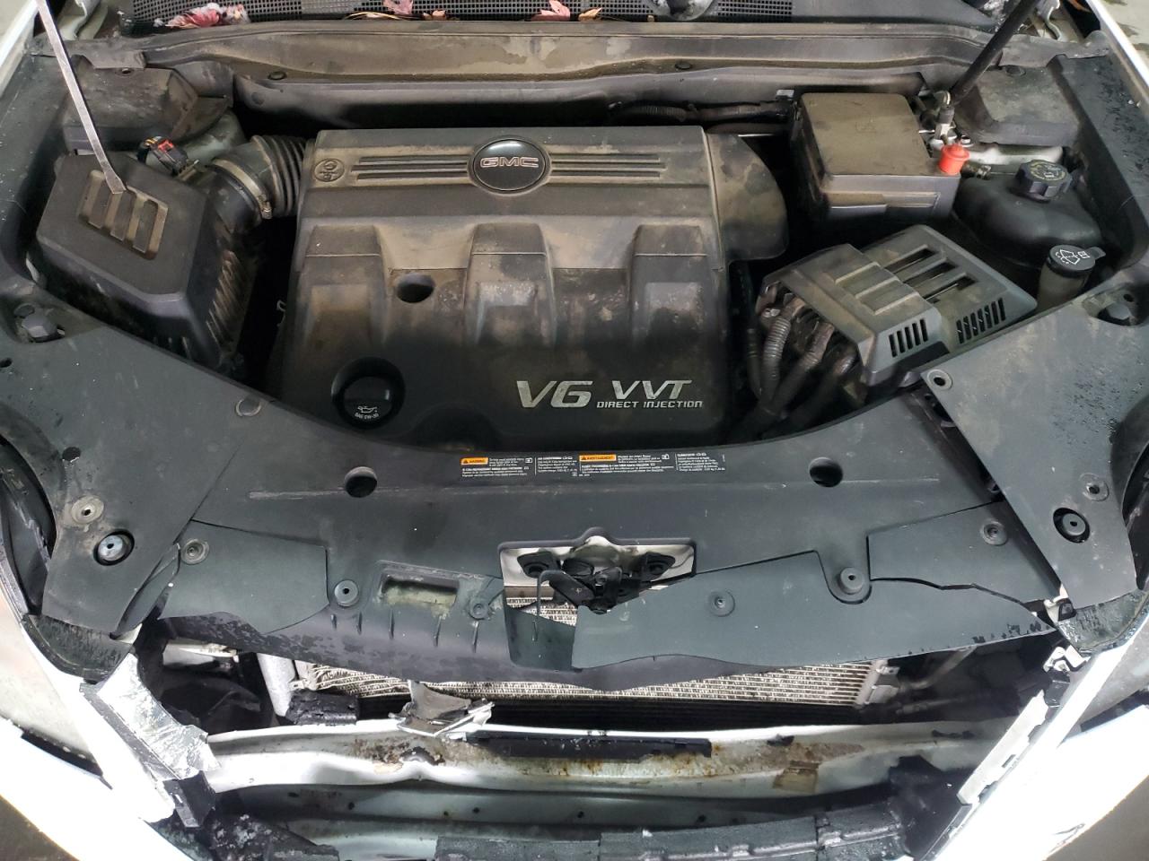 2012 GMC Terrain VIN 2GKFLVE55C6180580 Copart auction photo, front end damage thumbnail 12