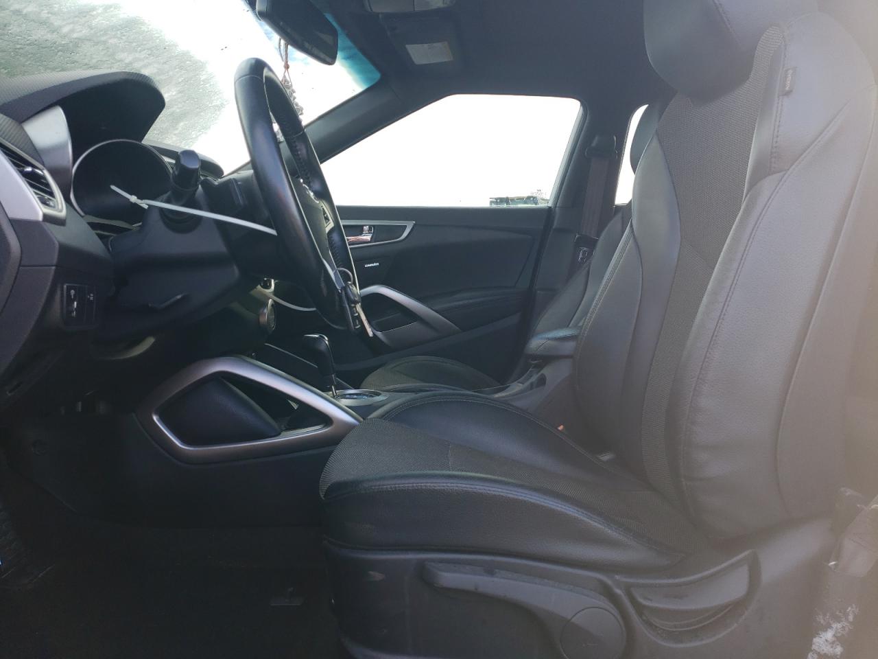 2016 Hyundai Veloster VIN KMHTC6AD7GU263996 Copart auction photo, front end / side damage thumbnail 7