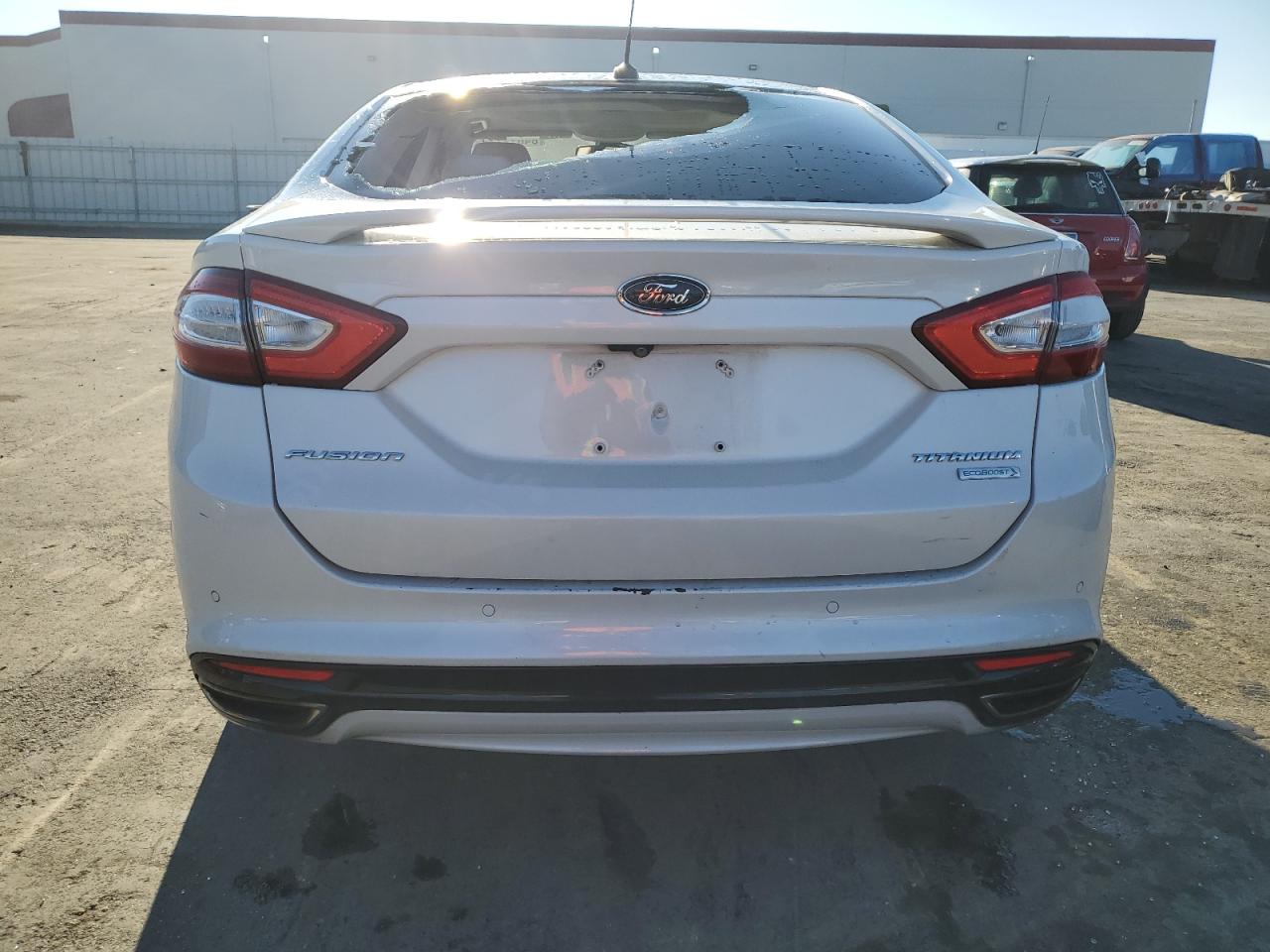 2016 Ford Fusion VIN 3FA6P0K92GR226042 Copart auction photo, vandalism damage thumbnail 6