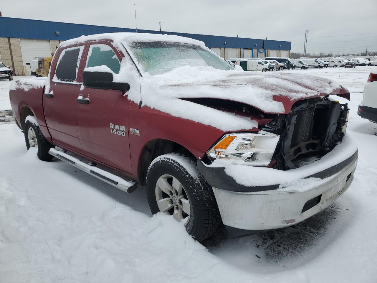 2014 RAM 1500 VIN 3C6RR7KT5EG282790 Copart auction photo, front end / mechanical damage thumbnail 4