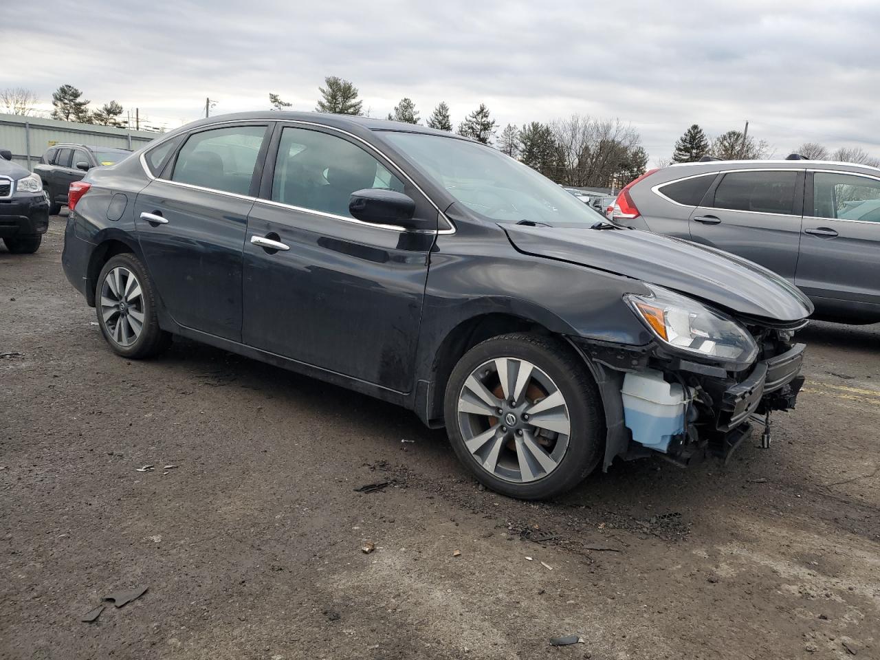 2019 Nissan Sentra VIN 3N1AB7APXKY320005 Copart auction photo, front end damage thumbnail 4