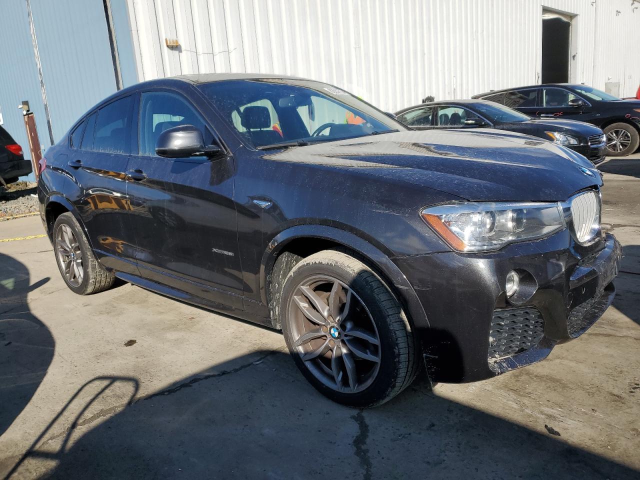 2017 BMW X4 VIN 5UXXW3C32H0T79016 Copart auction photo, front end damage thumbnail 4