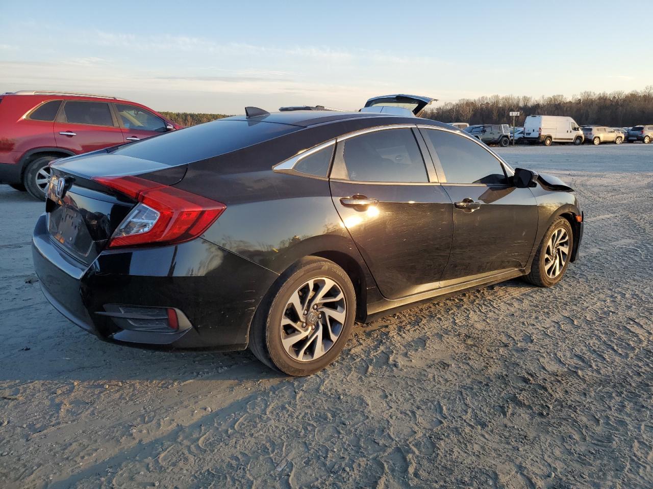 2017 Honda Civic VIN 2HGFC2F70HH546467 Copart auction photo, front end damage thumbnail 3
