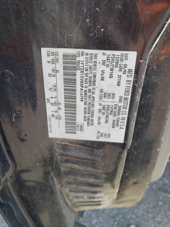 1999 Ford Ranger VIN 1FTZR15V8XPA14799 Copart auction photo, all over / minor dent/scratches damage thumbnail 12