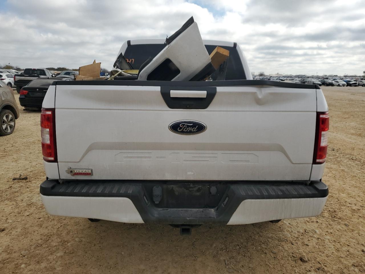 2018 Ford F-150 VIN 1FTEW1C59JKE91918 Copart auction photo, front end / rear end damage thumbnail 6