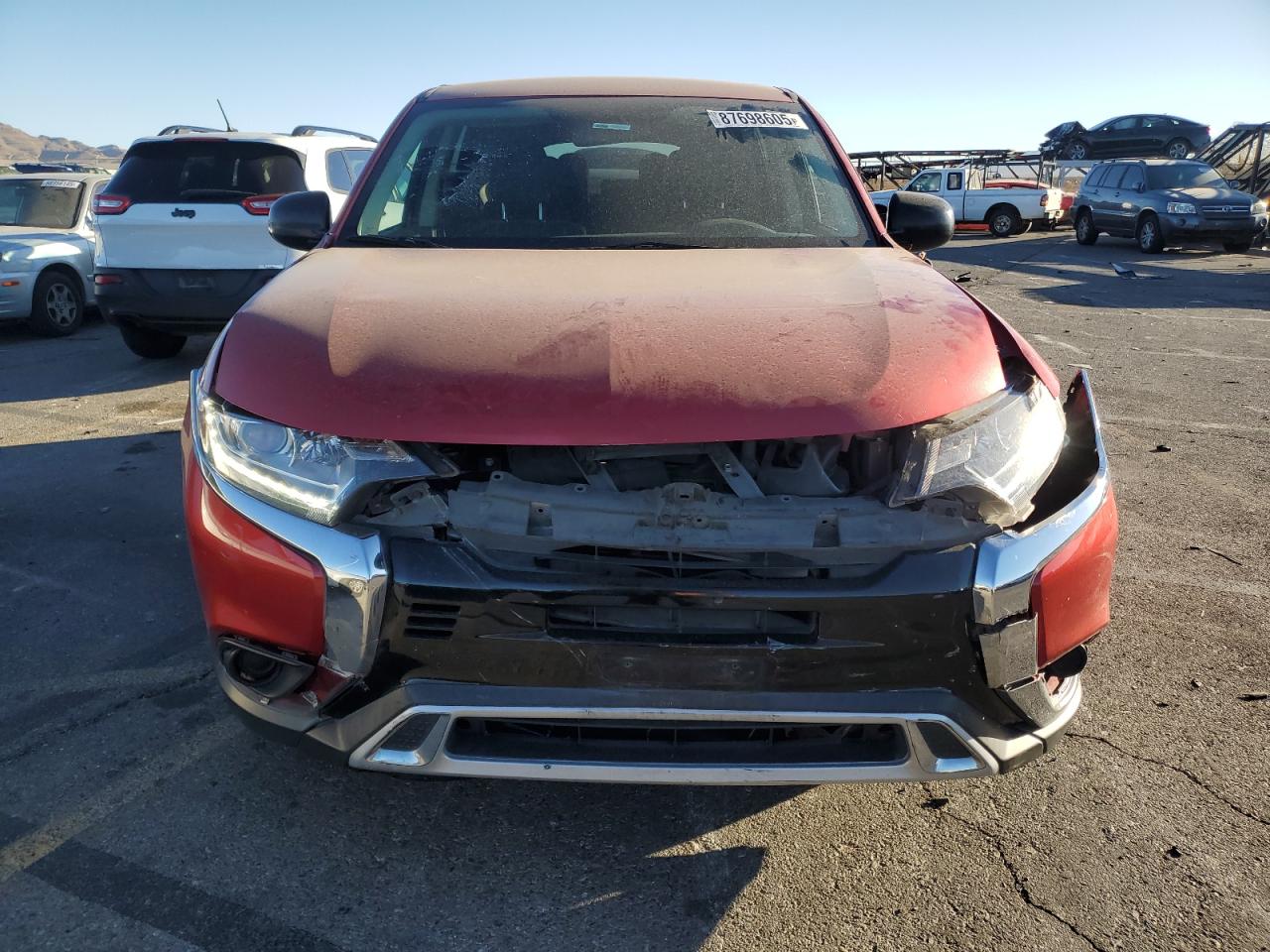 2019 Mitsubishi Outlander VIN JA4AD2A36KZ055266 Copart auction photo, front end damage thumbnail 5