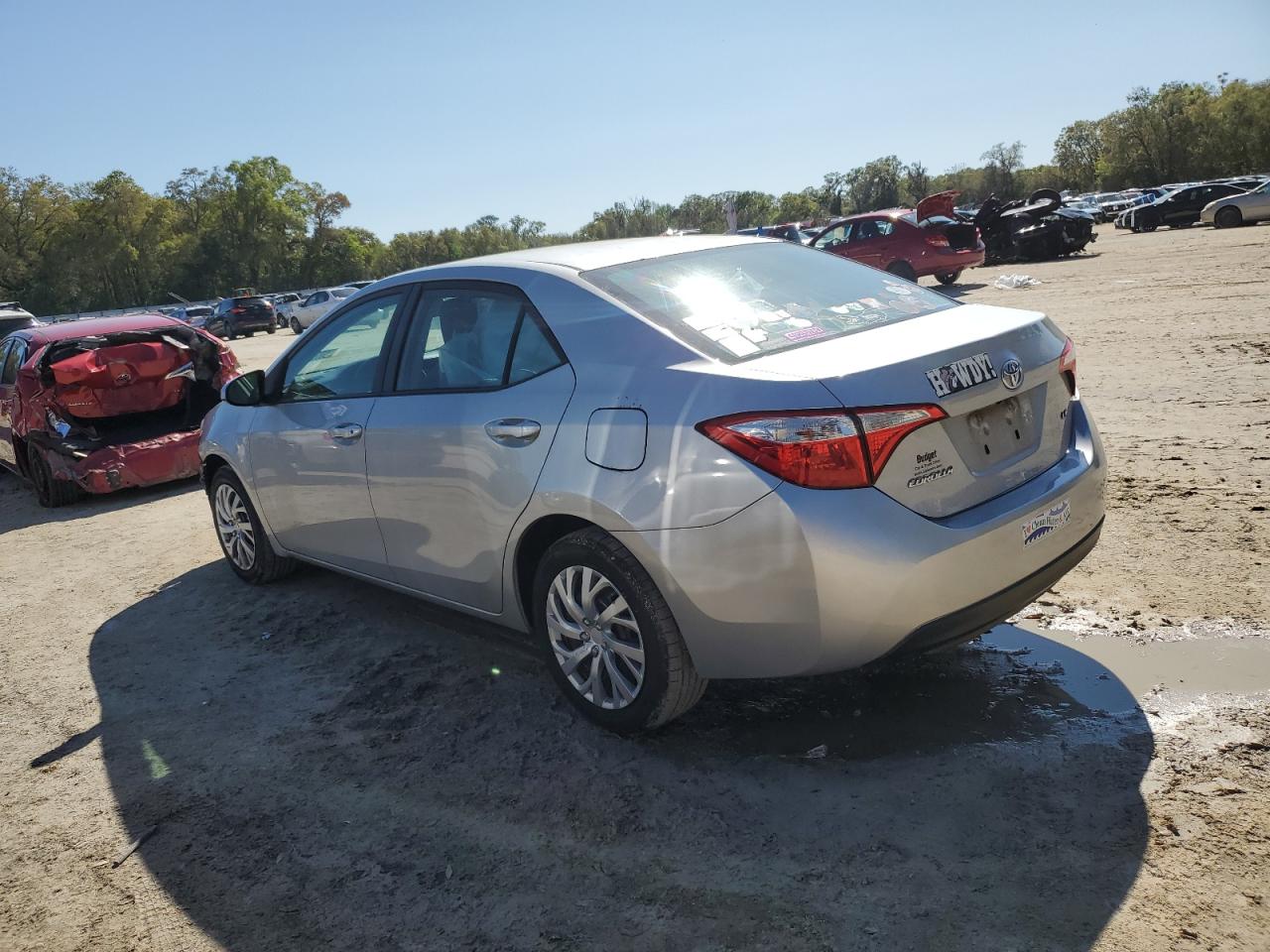 2014 Toyota Corolla VIN 2T1BURHE6EC209242 Copart auction photo, front end / side damage thumbnail 2