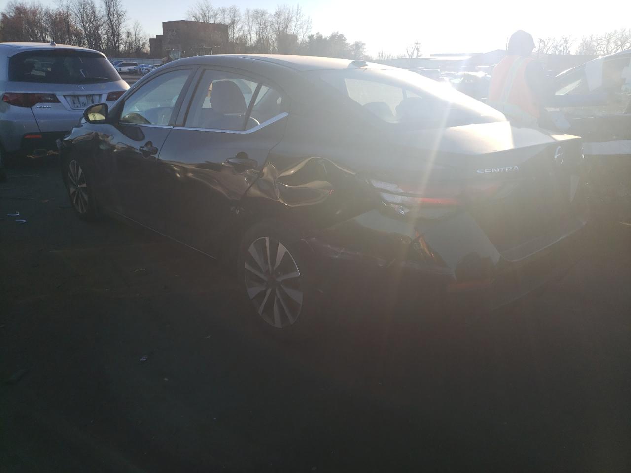 2020 Nissan Sentra VIN 3N1AB8CV4LY246745 Copart auction photo, rear end damage thumbnail 2