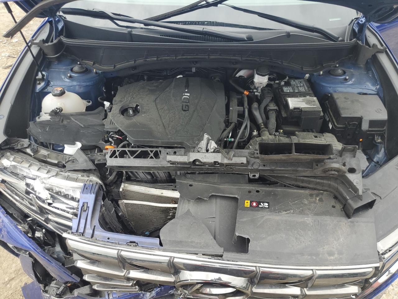 2022 Hyundai Tucson VIN 5NMJECAE0NH139201 Copart auction photo, front end / minor dent/scratches damage thumbnail 13