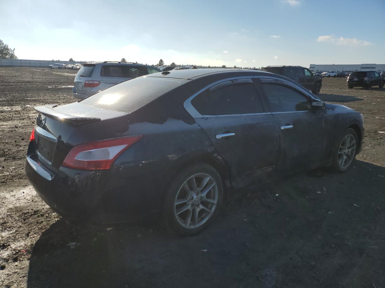 2009 Nissan Maxima VIN 1N4AA51E09C859907 Copart auction photo, front end / side damage thumbnail 3