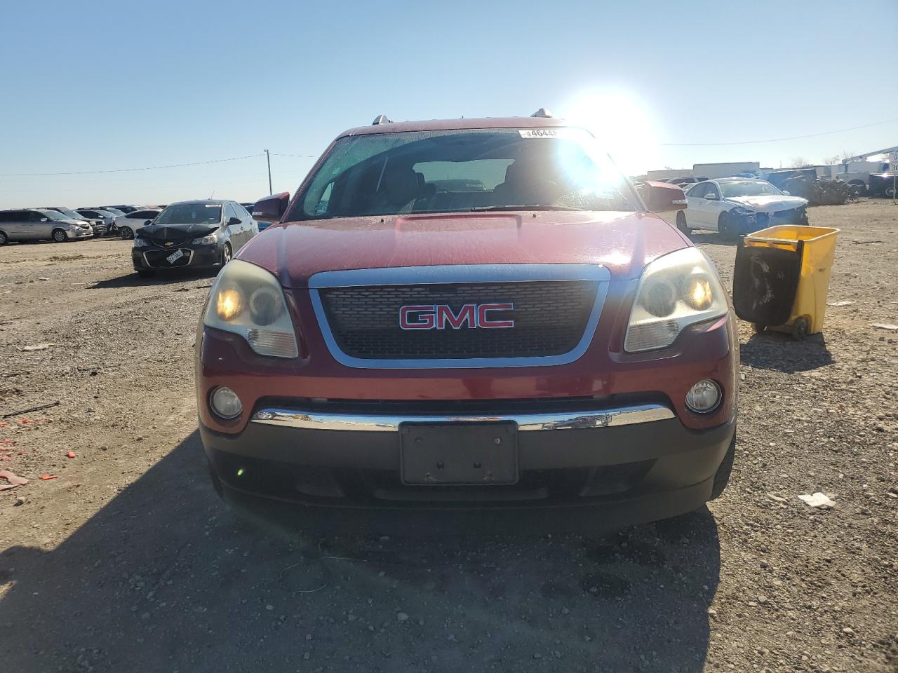 2011 GMC Acadia VIN 1GKKRREDXBJ198358 Copart auction photo, side / hail damage thumbnail 5