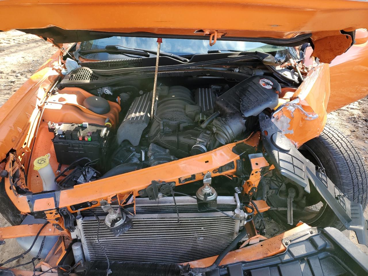 2012 Dodge Challenger VIN 2C3CDYCJ7CH157002 Copart auction photo, front end damage thumbnail 12