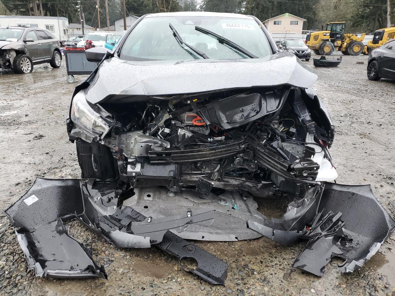 2024 Nissan Leaf VIN 1N4AZ1BV9RC555670 Copart auction photo, front end / side damage thumbnail 5