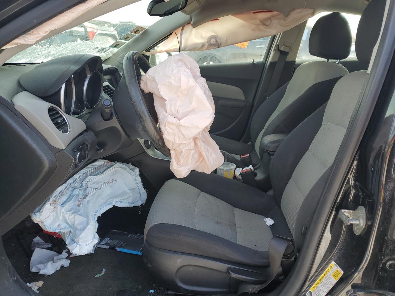 2012 Chevrolet Cruze VIN 1G1PC5SH5C7370001 Copart auction photo, front end damage thumbnail 7
