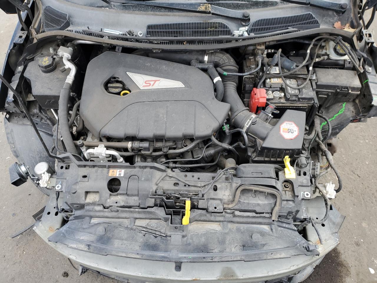 2019 Ford Fiesta VIN 3FADP4GX3KM135504 Copart auction photo, front end damage thumbnail 11