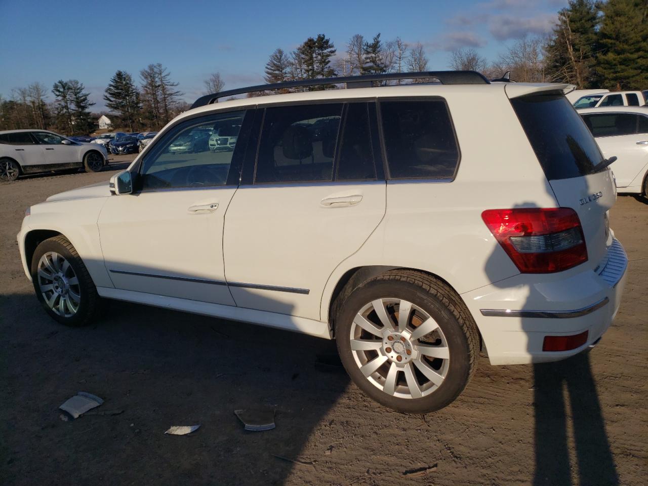 2012 Mercedes-Benz GLK-klasse VIN WDCGG8HB5CF881093 Copart auction photo, front end / side damage thumbnail 2