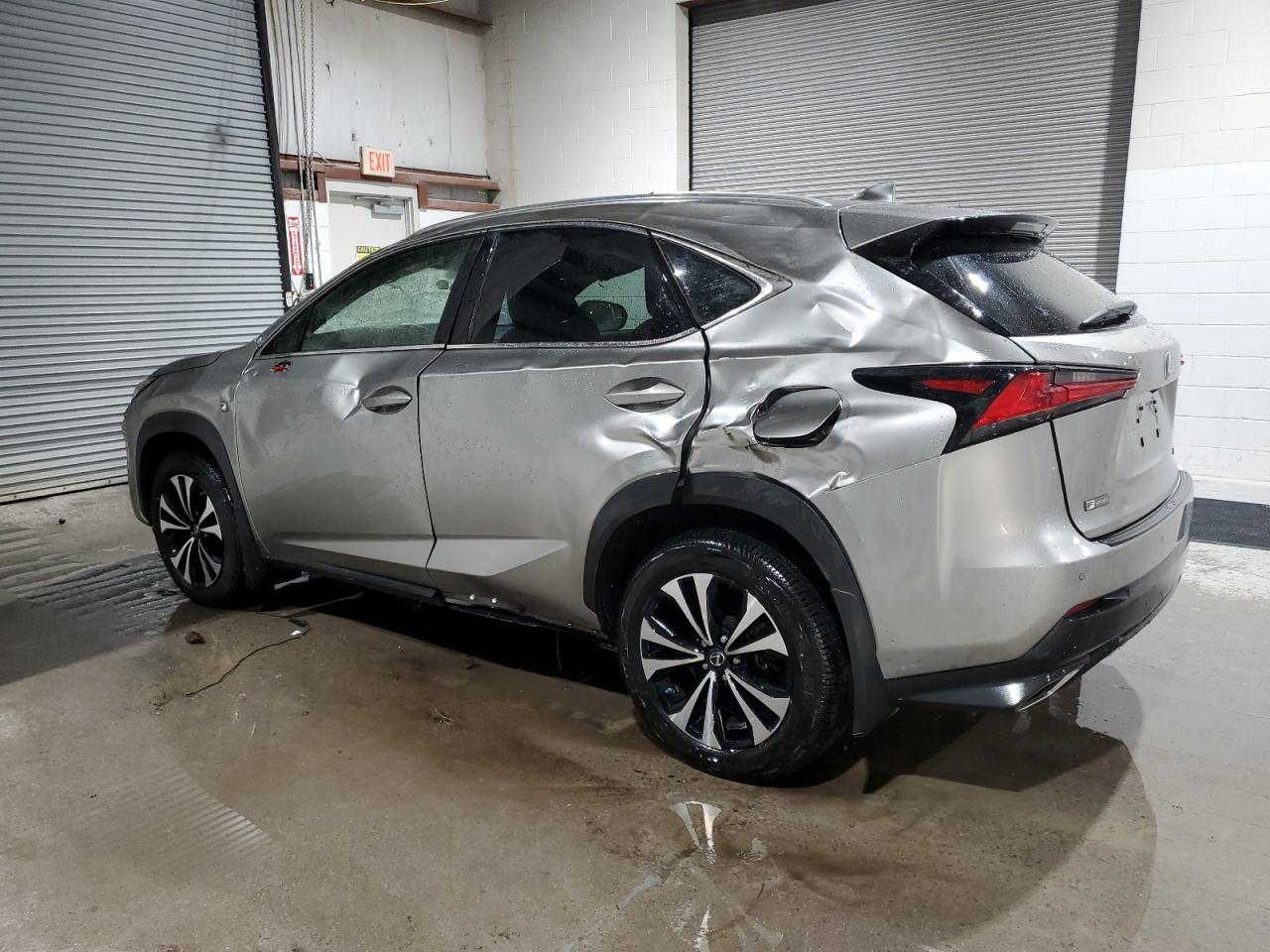 2021 Lexus NX VIN JTJSARDZ7M2239362 Copart auction photo, rollover damage thumbnail 2