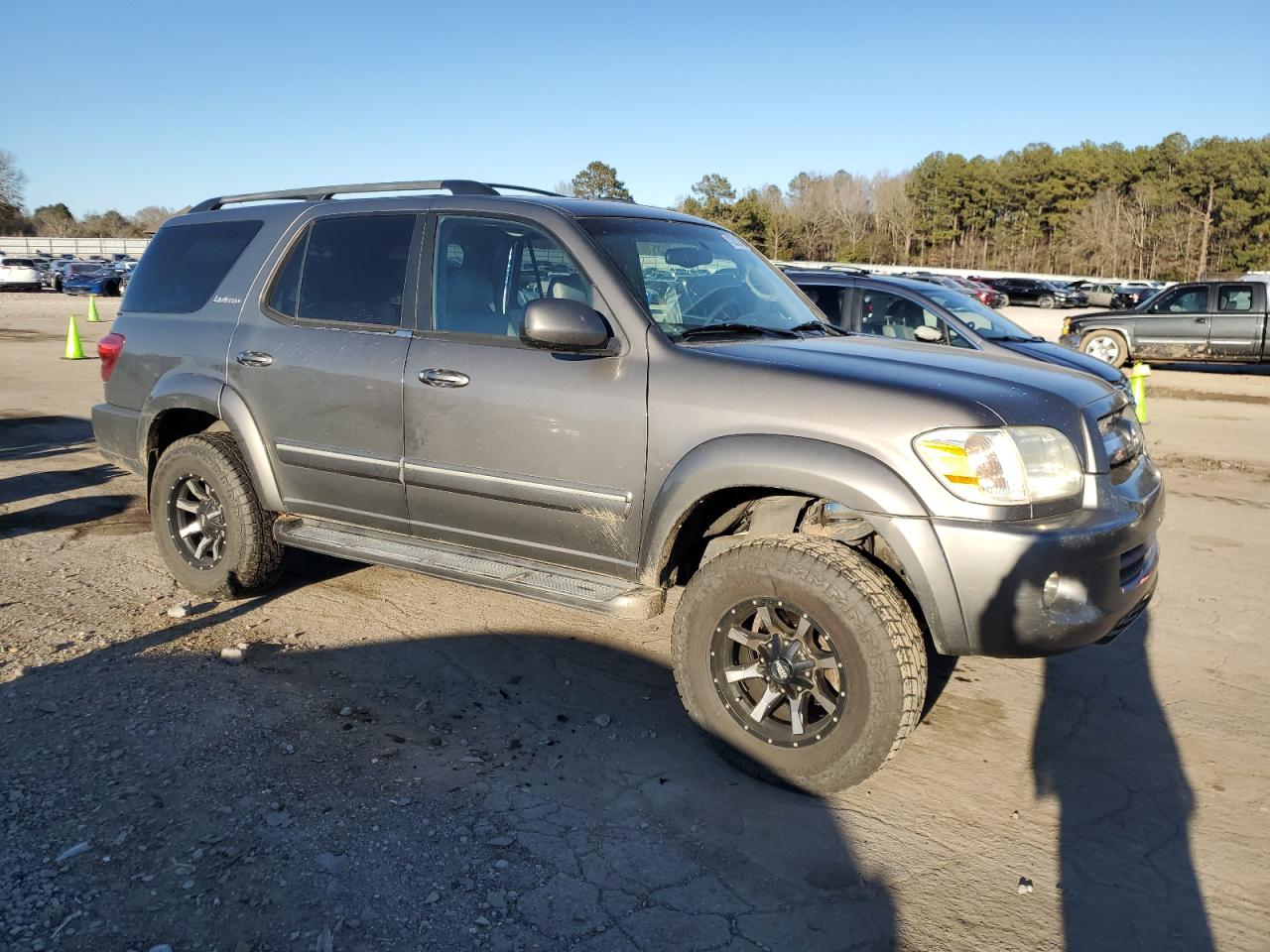 2006 Toyota Sequoia VIN 5TDBT48A86S268207 Copart auction photo, frame damage / side damage thumbnail 4
