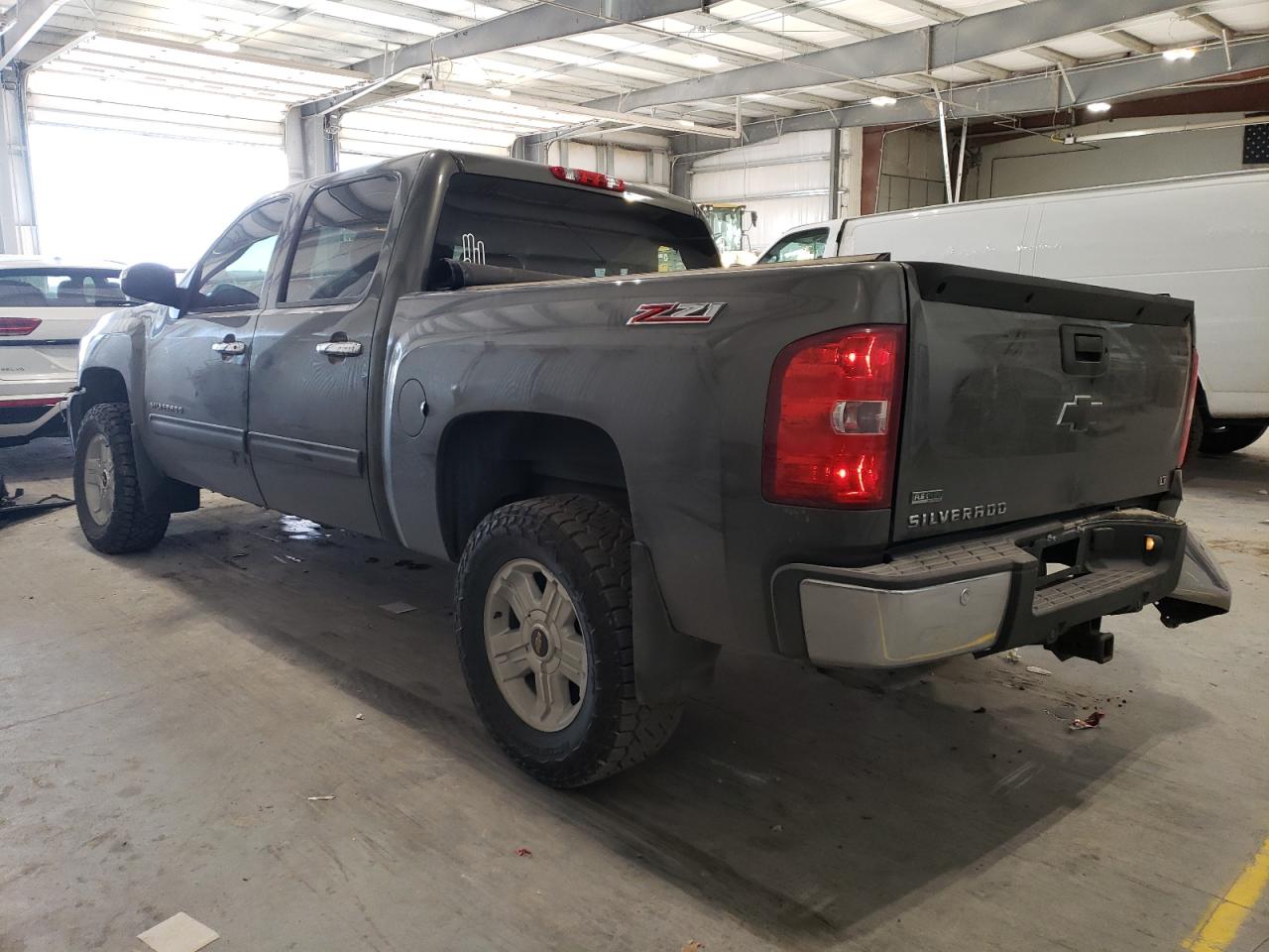 2011 Chevrolet Silverado VIN 1GCPKSE39BF159929 Copart auction photo, front end / rear end damage thumbnail 2